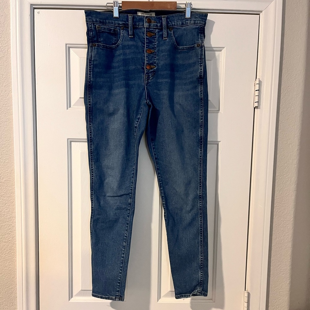 Madewell 10” high rise skinny